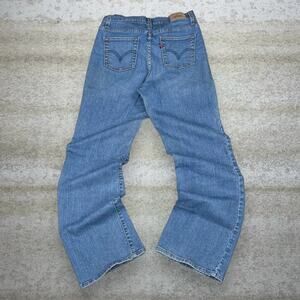 Vintage Y2K Levis Jeans 512 Womens 6 Slim Bootcut Fit Light Wash Denim Red Tab